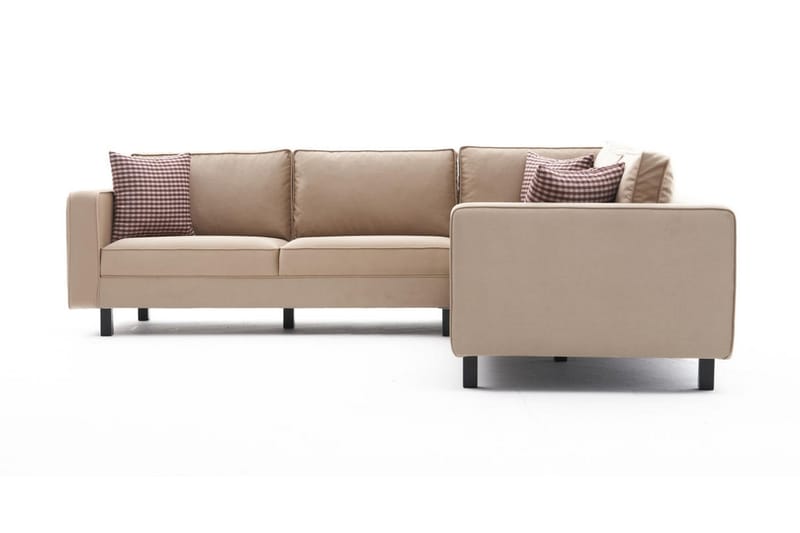 Soffa m. Divan Vivianna 4-sits - Beige - Möbler - Soffa - Divansoffa & schäslongsoffa - 4 sits soffa med divan