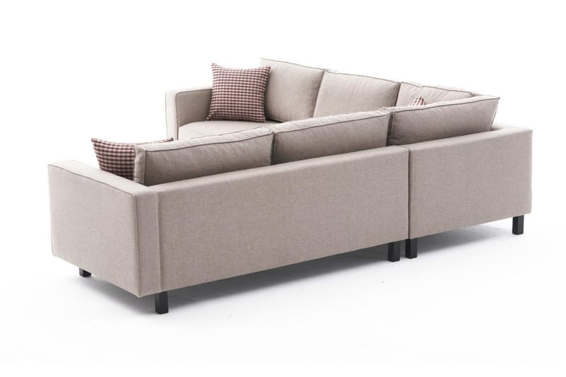 Soffa m. Divan Vivianna 4-sits - Cream - Möbler - Soffa - Divansoffa & schäslongsoffa - 4 sits soffa med divan