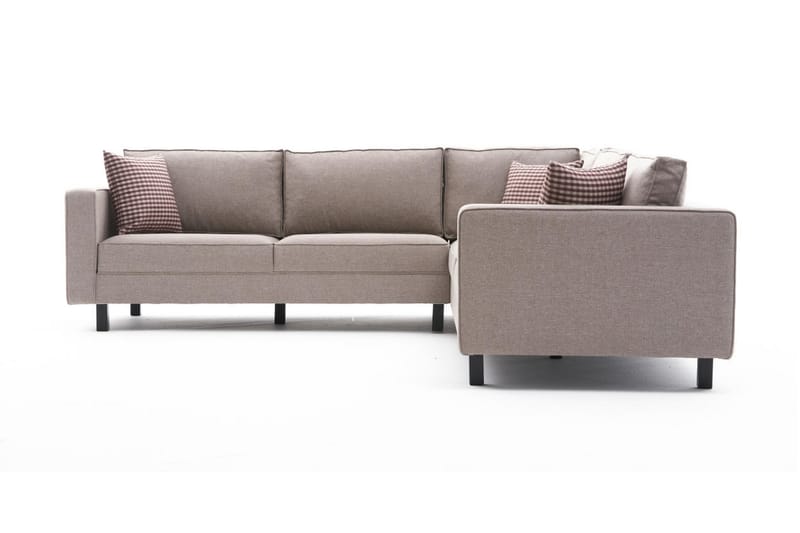 Soffa m. Divan Vivianna 4-sits - Cream - Möbler - Soffa - Divansoffa & schäslongsoffa - 4 sits soffa med divan