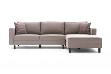 Soffa m. Divan Vivianna 4-sits