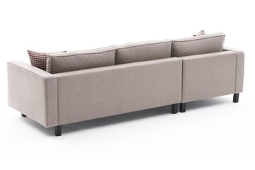 Soffa m. Divan Vivianna 4-sits - Cream - Möbler - Soffa - Divansoffa & schäslongsoffa - 4 sits soffa med divan