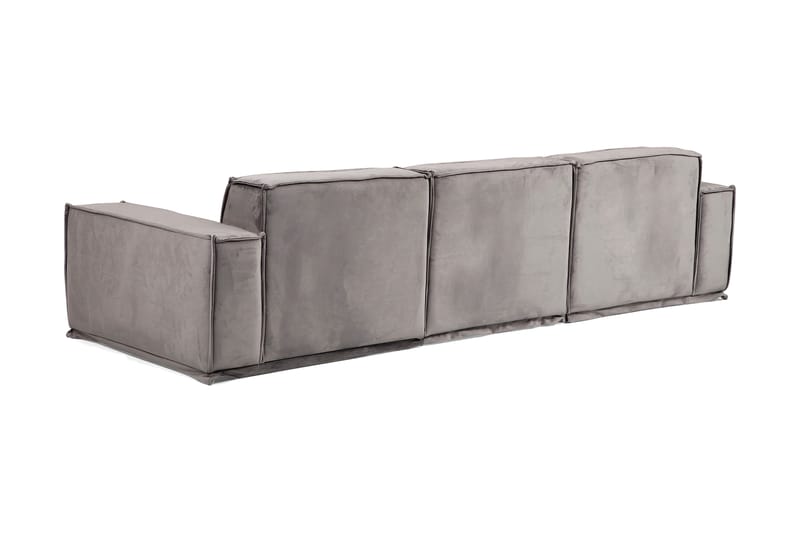 Soffa m. Divan Woodlaw 3-sits - Grå - Möbler - Soffa - 3 sits soffa