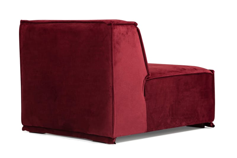 Soffa m. Divan Woodlaw 4-sits - Burgundy - 4 sits soffa med divan - Divansoffa & schäslongsoffa