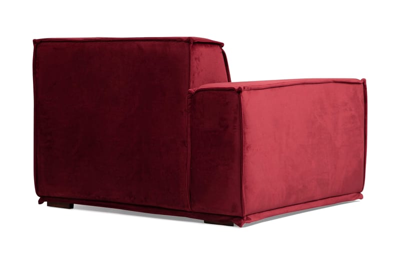 Soffa m. Divan Woodlaw 4-sits - Burgundy - 4 sits soffa med divan - Divansoffa & schäslongsoffa