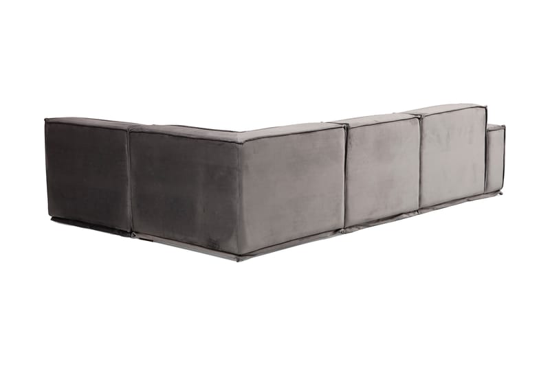 Soffa m. Divan Woodlaw 4-sits - Grå - Möbler - Soffa - Hörnsoffa