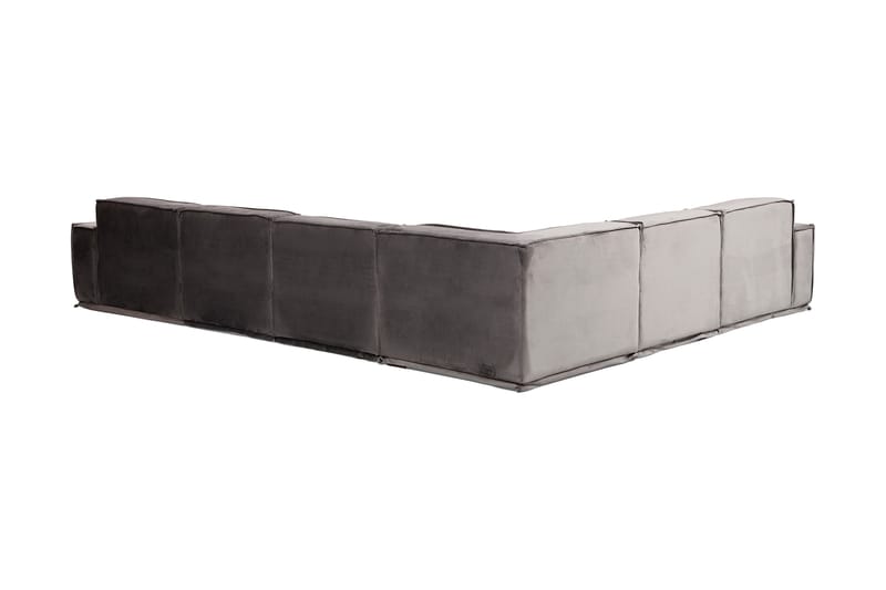 Soffa m. Divan Woodlaw 6-sits - Grå - Möbler - Soffa - Hörnsoffa