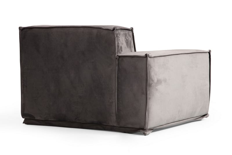 Soffa m. Divan Woodlaw 6-sits - Grå - Möbler - Soffa - Hörnsoffa