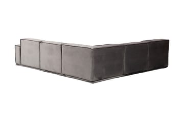 Soffa m. Divan Woodlaw 6-sits - Grå - Möbler - Soffa - Hörnsoffa