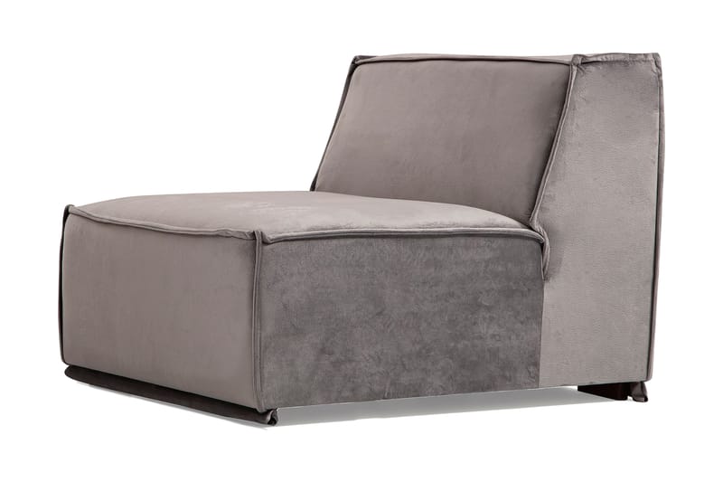 Soffa m. Divan Woodlaw 6-sits - Grå - Divansoffa & schäslongsoffa