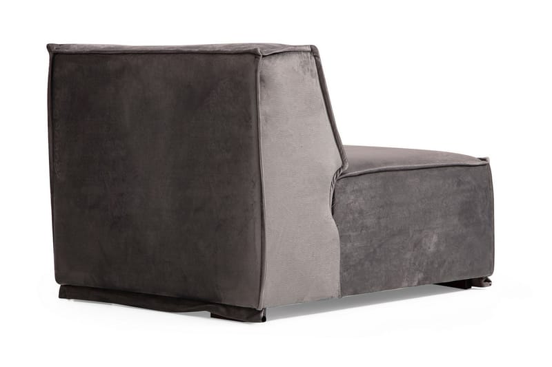 Soffa m. Divan Woodlaw 6-sits - Grå - Möbler - Soffa - Hörnsoffa