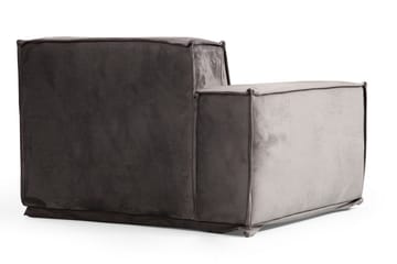Soffa m. Divan Woodlaw 6-sits - Grå - Möbler - Soffa - Hörnsoffa