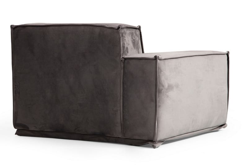 Soffa m. Divan Woodlaw 6-sits - Grå - Möbler - Soffa - Hörnsoffa