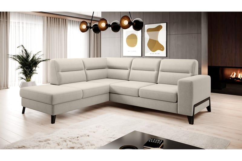 Soffa m. Schäslong Banty 4-sits - Beige - Möbler - Soffa - Divansoffa & schäslongsoffa - 4 sits soffa med divan