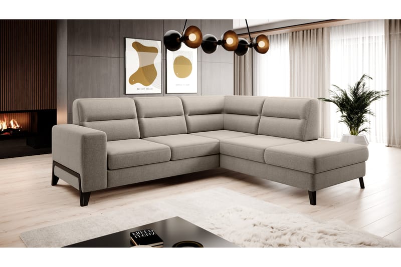 Soffa m. Schäslong Banty 4-sits - Beige - Möbler - Soffa - Divansoffa & schäslongsoffa - 4 sits soffa med divan
