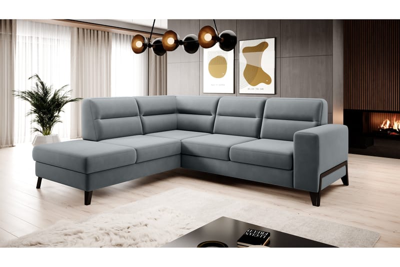 Soffa m. Schäslong Banty 4-sits - Grå - Möbler - Soffa - Divansoffa & schäslongsoffa - 4 sits soffa med divan