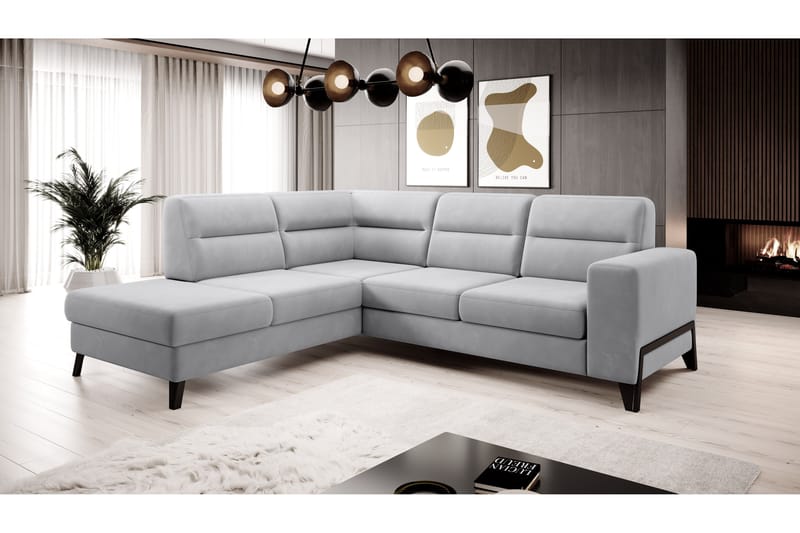 Soffa m. Schäslong Banty 4-sits - Grå - Möbler - Soffa - Divansoffa & schäslongsoffa - 4 sits soffa med divan