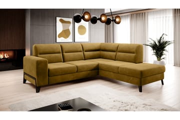 Soffa m. Schäslong Banty 4-sits - Gul - Möbler - Soffa - Divansoffa & schäslongsoffa - 4 sits soffa med divan