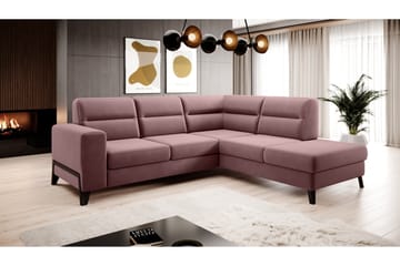 Soffa m. Schäslong Banty 4-sits - Rosa - Möbler - Soffa - Divansoffa & schäslongsoffa - 4 sits soffa med divan
