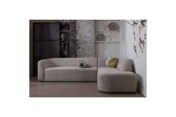 Soffa med Schäslong Mooli 3-sits - Naturmelange - Möbler - Soffa - Divansoffa & schäslongsoffa - 3 sits soffa med divan
