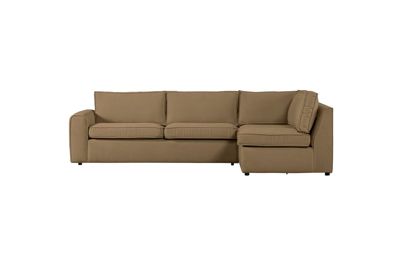 Soffa med Schäslong Vinal 3-sits - Ljusbrun - Möbler - Soffa - Divansoffa & schäslongsoffa - 3 sits soffa med divan