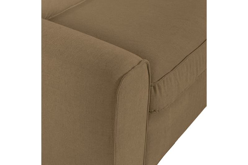 Soffa med Schäslong Vinal 3-sits - Ljusbrun - Möbler - Soffa - Divansoffa & schäslongsoffa - 3 sits soffa med divan