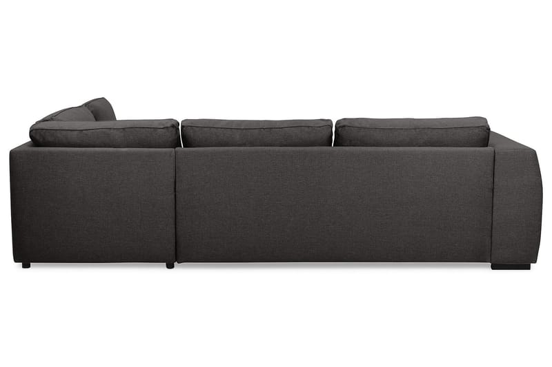 Soffa Ontario 3-sits med Schäslong Höger - Mörkgrå - Möbler - Soffa - Divansoffa & schäslongsoffa - 3 sits soffa med divan