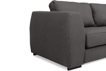Soffa Ontario 3-sits med Schäslong Höger - Mörkgrå - Möbler - Soffa - Divansoffa & schäslongsoffa - 3 sits soffa med divan