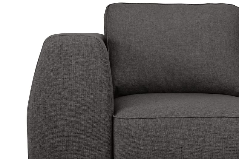 Soffa Ontario 3-sits med Schäslong Höger - Mörkgrå - Möbler - Soffa - Divansoffa & schäslongsoffa - 3 sits soffa med divan