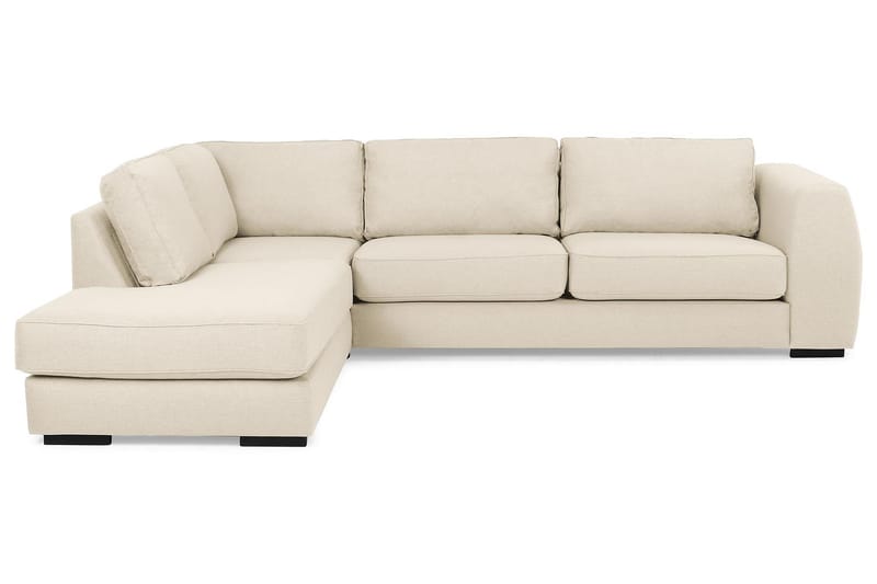 Soffa Ontario 3-sits med Schäslong Vänster - Beige - Möbler - Soffa - Divansoffa & schäslongsoffa - 3 sits soffa med divan