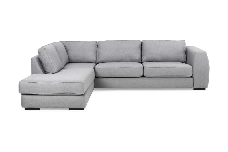 Soffa Ontario 3-sits med Schäslong Vänster - Ljusgrå - Möbler - Soffa - Divansoffa & schäslongsoffa - 3 sits soffa med divan