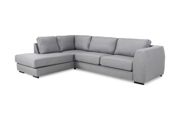 Soffa Ontario 3-sits med Schäslong Vänster - Ljusgrå - Möbler - Soffa - Divansoffa & schäslongsoffa - 3 sits soffa med divan