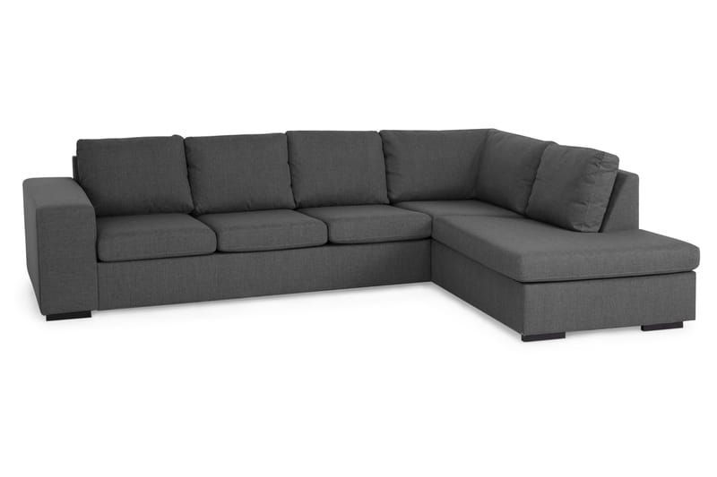 Soffa Sit Down 3-sits med Schäslong Large Höger - Mörkgrå - Möbler - Soffa - Divansoffa & schäslongsoffa - 3 sits soffa med divan