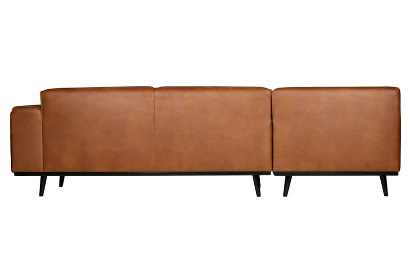 Statement 3-sits Vänster Hörnsoffa med Divan i Konstläder - Cognac - Möbler - Soffa - Divansoffa & schäslongsoffa - 4 sits soffa med divan