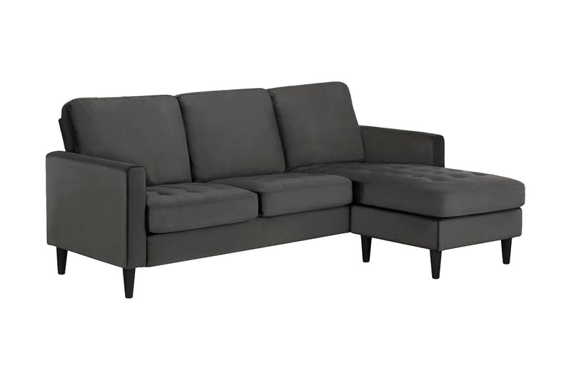 Strummer Divansoffa Grå - Möbler - Soffa - Divansoffa & schäslongsoffa - 3 sits soffa med divan