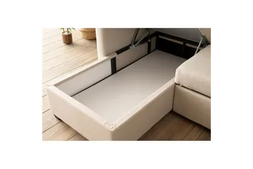 Tareen Soffa med Divan 3-sits - Beige - Möbler - Soffa - Divansoffa & schäslongsoffa - 3 sits soffa med divan