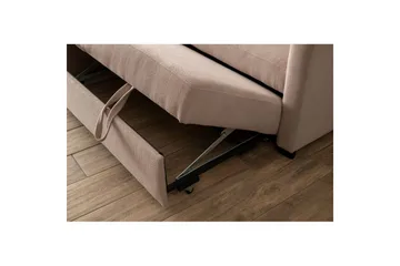 Tareen Soffa med Divan 3-sits - Brun - Möbler - Soffa - Divansoffa & schäslongsoffa - 3 sits soffa med divan