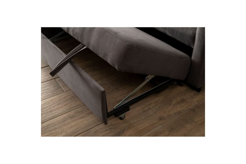 Tareen Soffa med Divan 3-sits - Grå - Möbler - Soffa - Divansoffa & schäslongsoffa - 3 sits soffa med divan