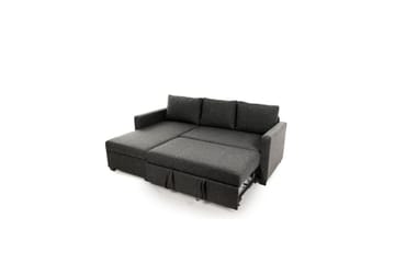 Tareen Soffa med Divan 3-sits - Mörkgrå - Möbler - Soffa - Divansoffa & schäslongsoffa - 3 sits soffa med divan