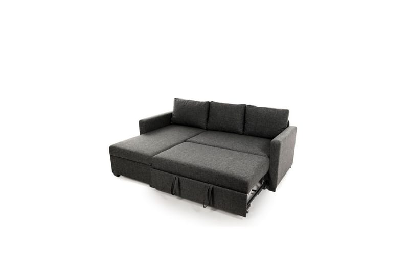 Tareen Soffa med Divan 3-sits - Mörkgrå - Möbler - Soffa - Divansoffa & schäslongsoffa - 3 sits soffa med divan