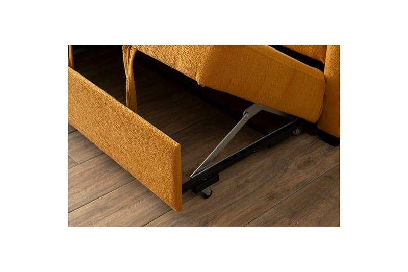 Tareen Soffa med Divan 3-sits - Sennepsgul - Möbler - Soffa - Divansoffa & schäslongsoffa - 3 sits soffa med divan