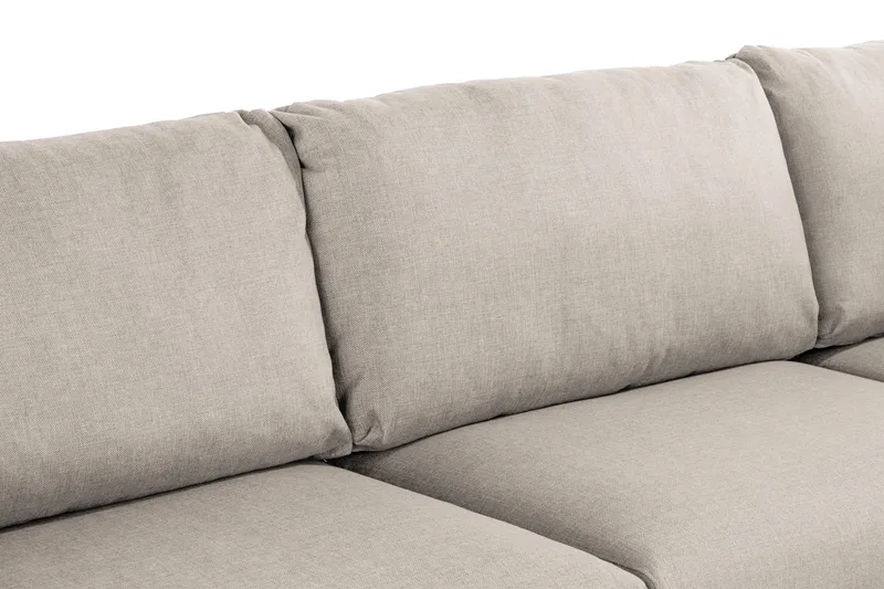 Trend 4-sits Högervänd L-formad Schäslongsoffa i Tyg 280 cm bred - Beige - Möbler - Soffa - Divansoffa & schäslongsoffa - 4 sits soffa med divan