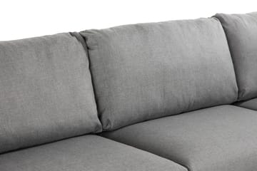 Trend 4-sits Högervänd L-formad Schäslongsoffa i Tyg - Grå - Möbler - Soffa - Divansoffa & schäslongsoffa - 4 sits soffa med divan