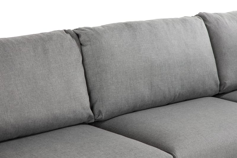 Trend 4-sits Högervänd L-formad Schäslongsoffa i Tyg - Grå - Möbler - Soffa - Divansoffa & schäslongsoffa - 4 sits soffa med divan