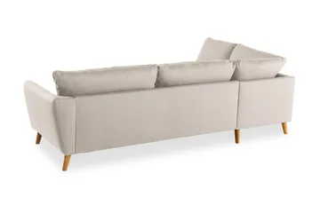 Trend 4-sits Vänstervänd L-formad Divansoffa i Tyg - Beige - Möbler - Soffa - Divansoffa & schäslongsoffa - 4 sits soffa med divan