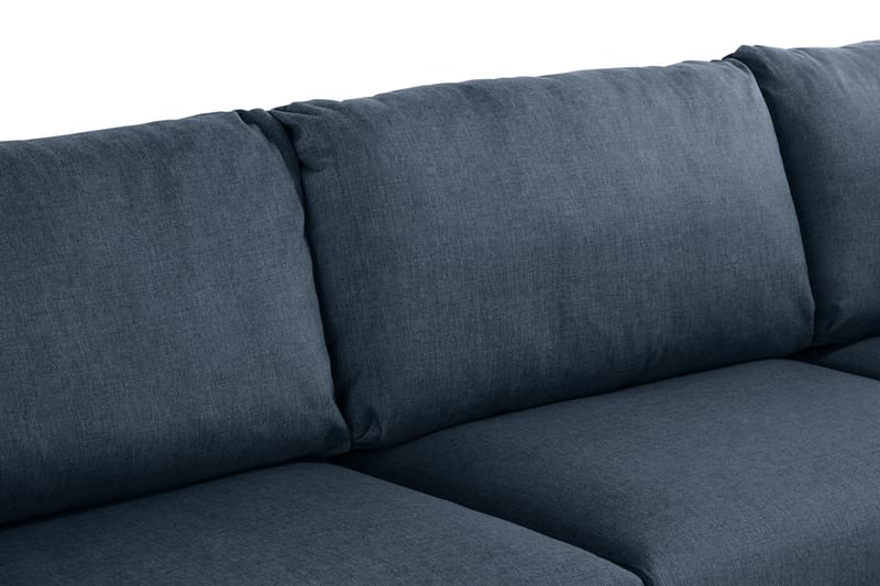 Trend 4-sits Vänstervänd L-formad Schäslongsoffa i Tyg - Blå - Möbler - Soffa - Divansoffa & schäslongsoffa - 4 sits soffa med divan