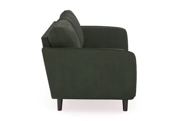 Trend Lyx 2-sits Manchestersoffa - Mörkgrön - Möbler - Soffa - 2 sits soffa