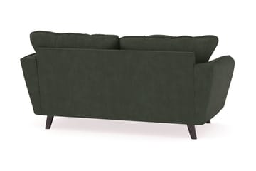 Trend Lyx 2-sits Manchestersoffa - Mörkgrön - Möbler - Soffa - 2 sits soffa