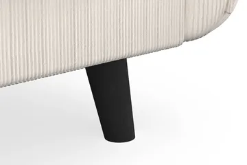 Trend Lyx 3-sits Högervänd L-formad Divansoffa i Manchester - Beige - Möbler - Soffa - Divansoffa & schäslongsoffa - 4 sits soffa med divan