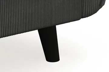 Trend Lyx 3-sits Högervänd L-formad Divansoffa i Manchester - Mörkgrå - Möbler - Soffa - Divansoffa & schäslongsoffa - 4 sits soffa med divan