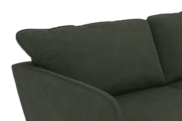 Trend Lyx 3-sits Högervänd L-formad Divansoffa i Manchester - Mörkgrön - Möbler - Soffa - Divansoffa & schäslongsoffa - 4 sits soffa med divan